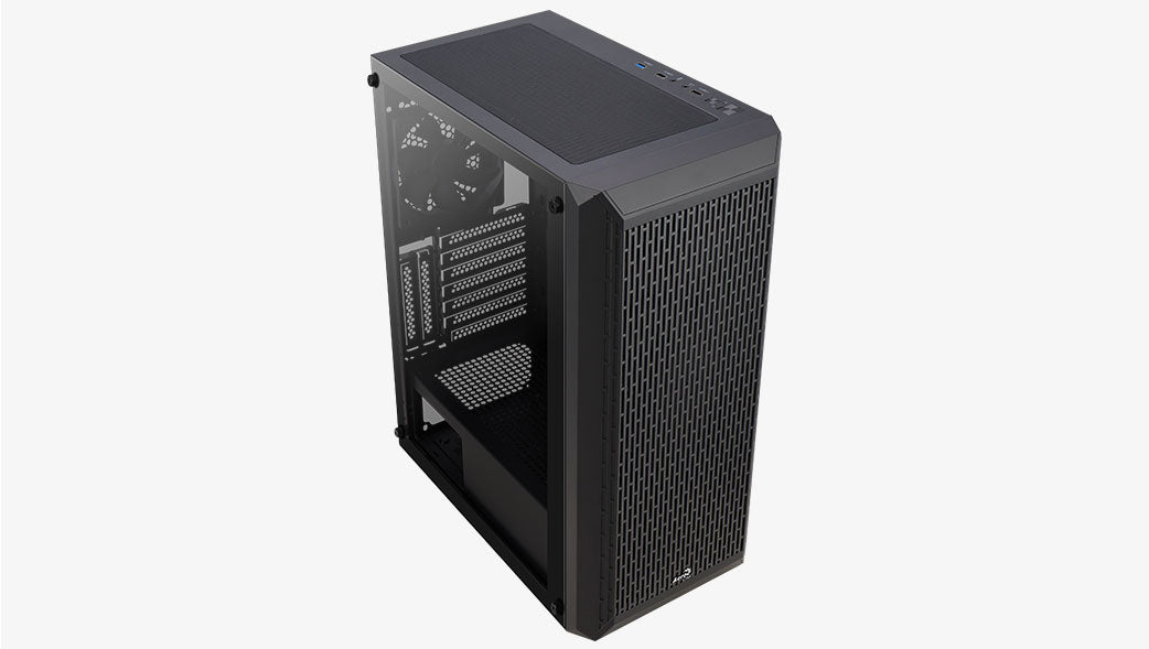 Számítógépház Aerocool Beam v1 ATX Fekete Edzett üveg