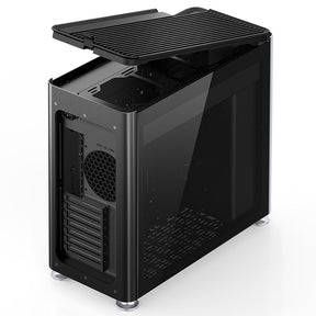 Számítógépház Jonsplus i400 ATX Fekete Edzett üveg