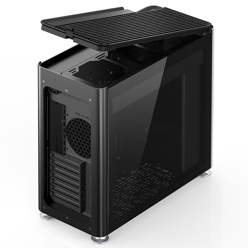 Számítógépház Jonsplus i400 ATX Fekete Edzett üveg