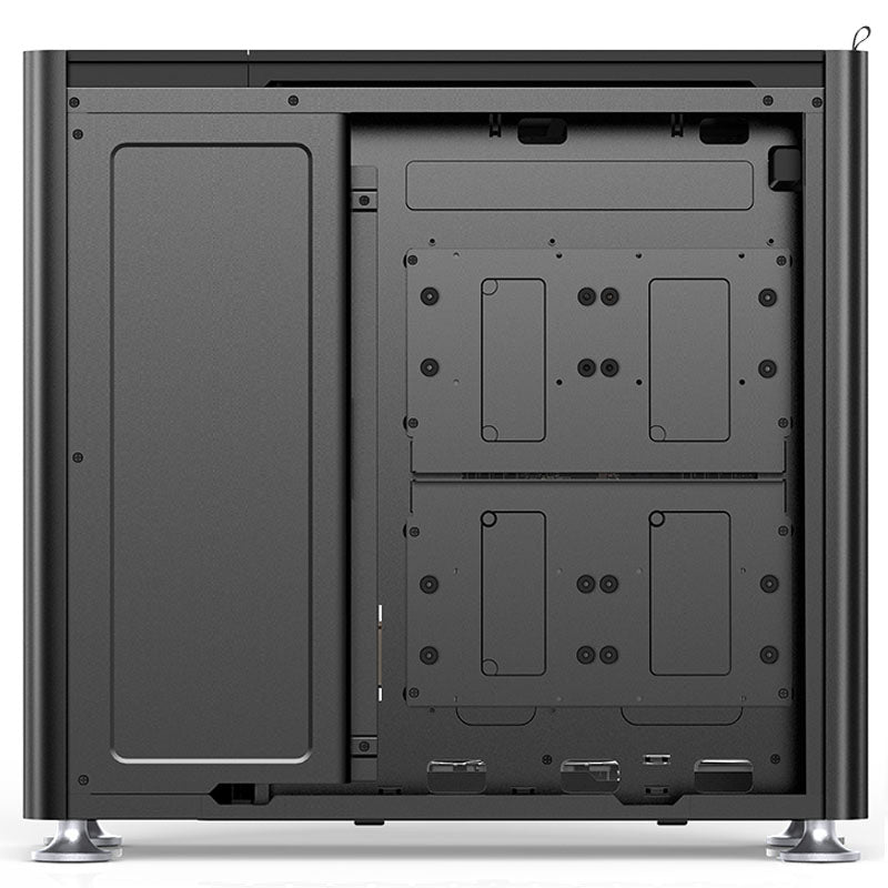 Számítógépház Jonsplus i400 ATX Fekete Edzett üveg