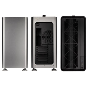 Számítógépház Jonsplus i400 ATX Ezüst Edzett üveg
