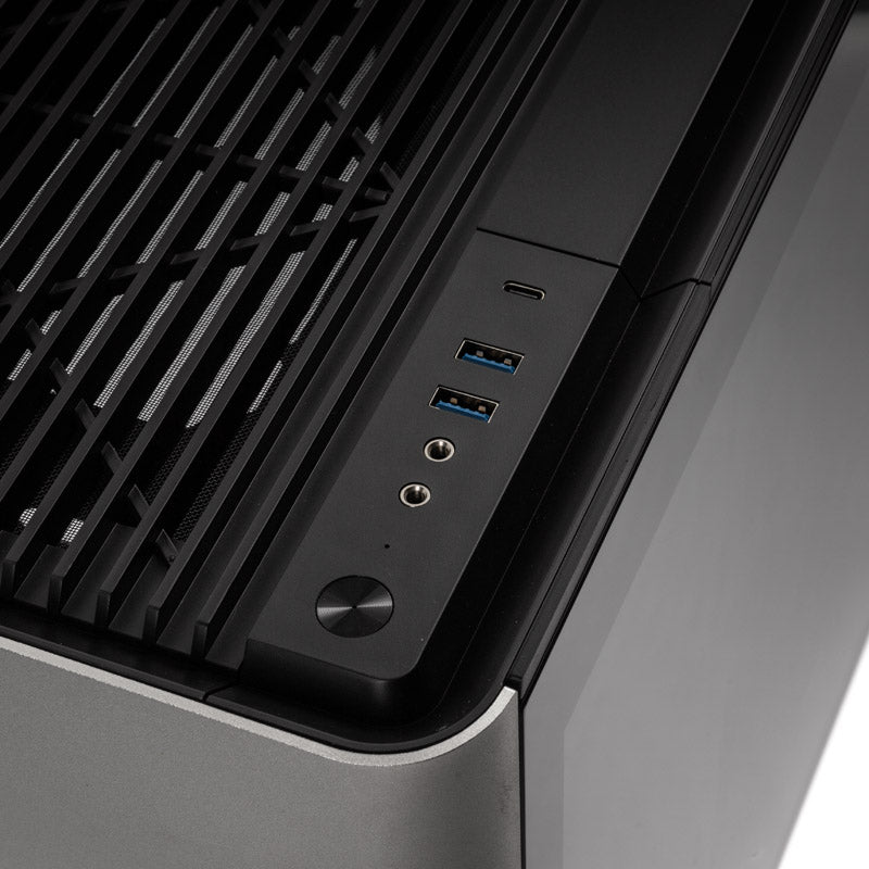 Számítógépház Jonsplus i400 ATX Ezüst Edzett üveg