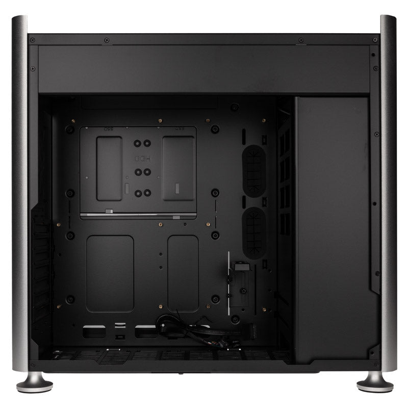 Számítógépház Jonsplus i400 ATX Ezüst Edzett üveg