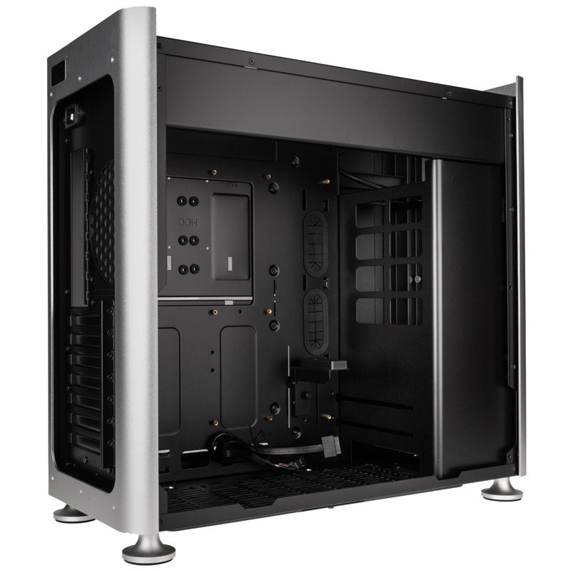 Számítógépház Jonsplus i400 ATX Ezüst Edzett üveg