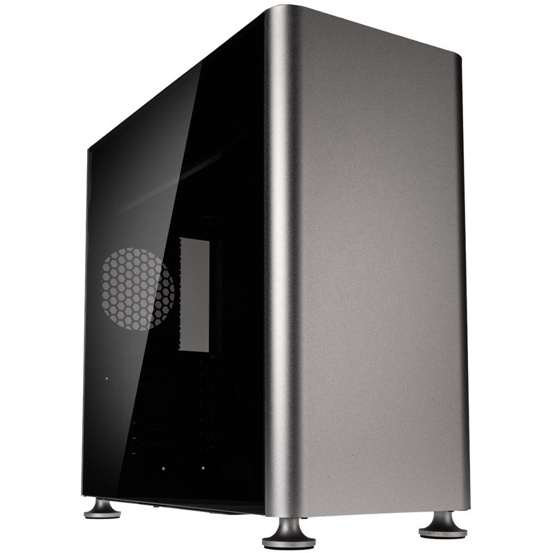 Számítógépház Jonsplus i400 ATX Ezüst Edzett üveg