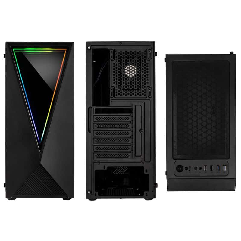 Számítógépház Kolink VOID RGB ATX Edzett üveg Fekete