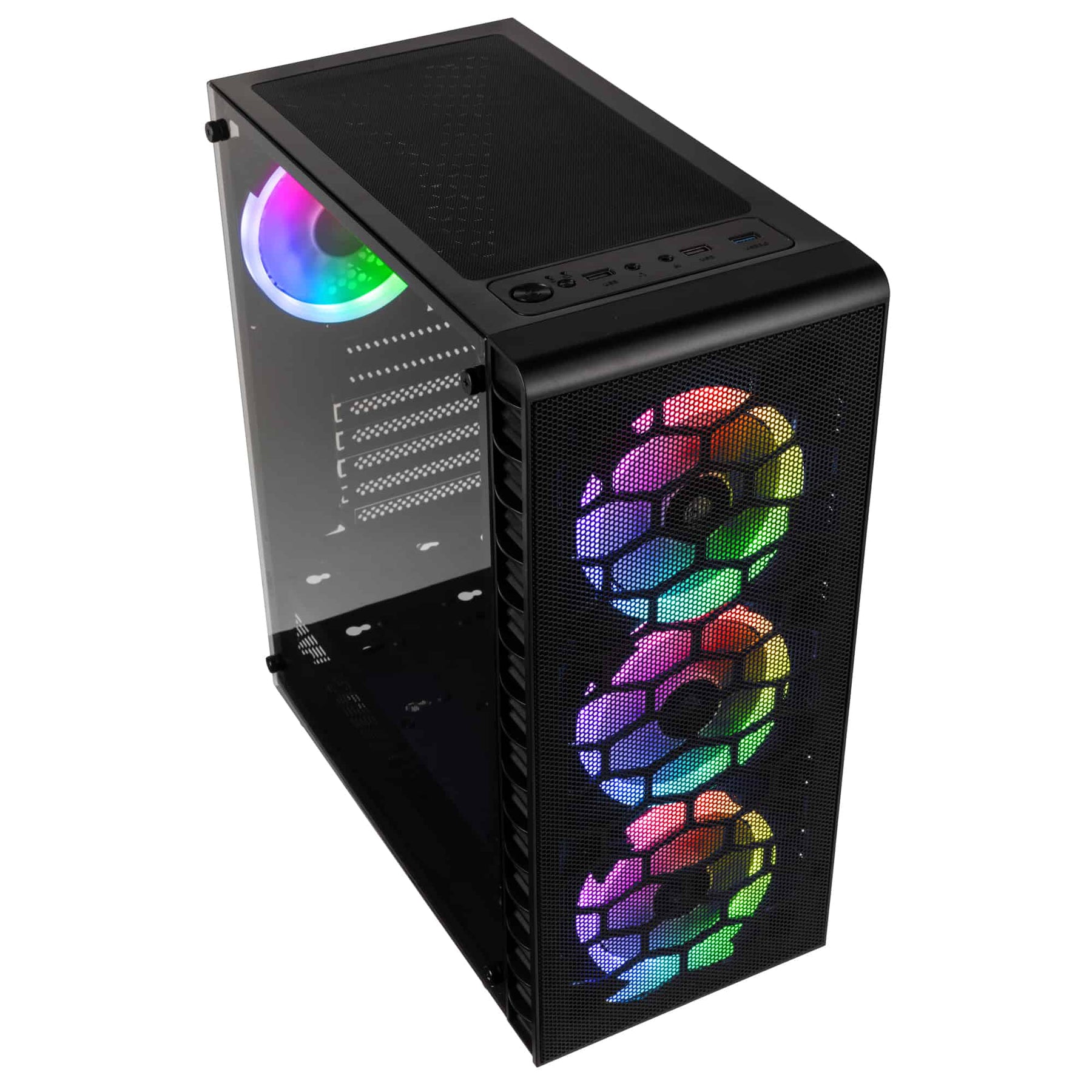 Számítógépház Kolink Observatory Lite Mesh RGB ATX Edzett üveg Fekete