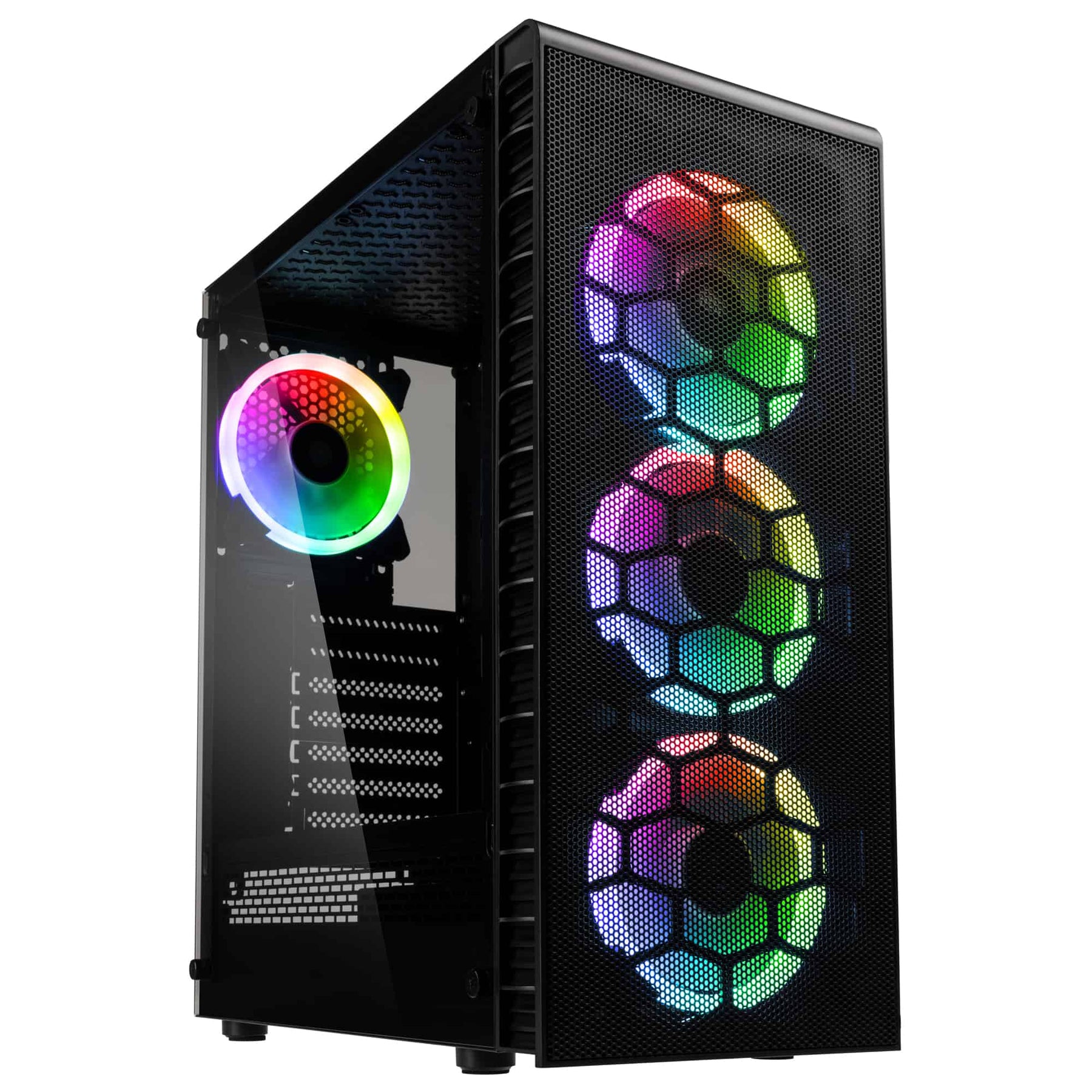 Számítógépház Kolink Observatory Lite Mesh RGB ATX Edzett üveg Fekete