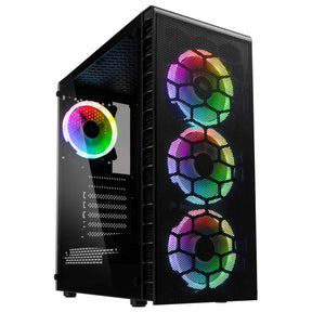 Számítógépház Kolink Observatory Lite Mesh RGB ATX Edzett üveg Fekete