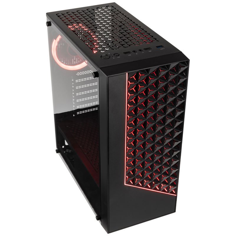 Számítógépház Kolink Inspire X1 ARGB ATX Edzett üveg Fekete