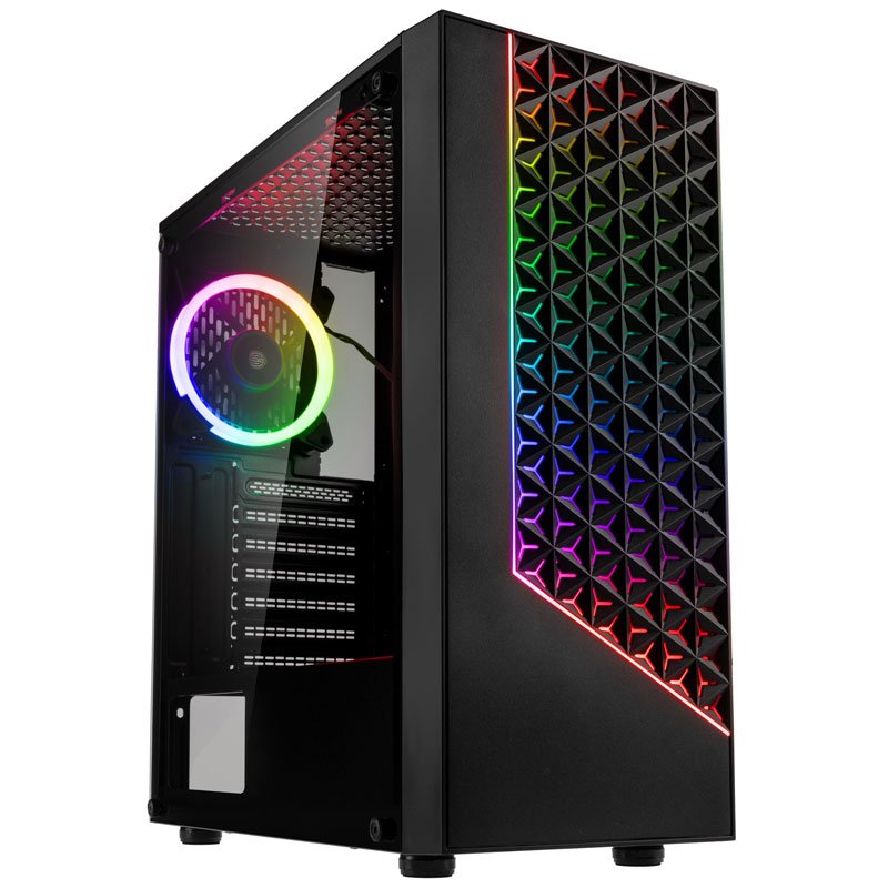 Számítógépház Kolink Inspire X1 ARGB ATX Edzett üveg Fekete