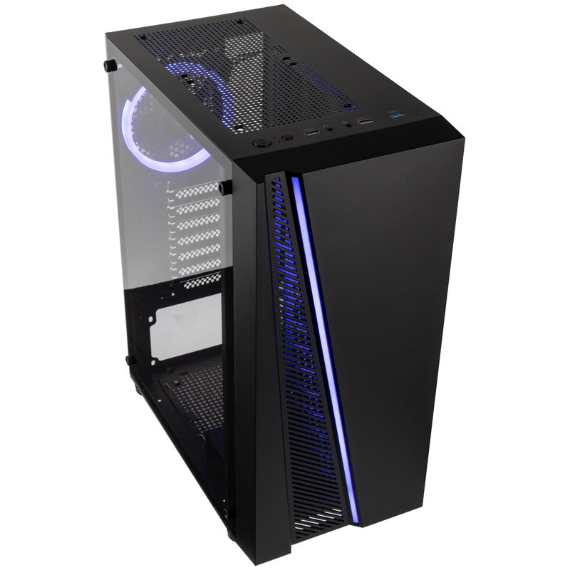 Számítógépház Kolink Inspire X2 ARGB ATX Edzett üveg Fekete