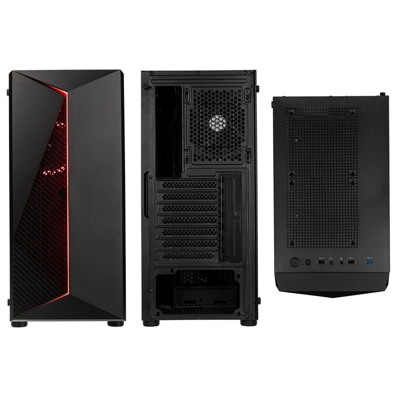 Számítógépház Kolink Inspire X3 ARGB ATX Edzett üveg Fekete