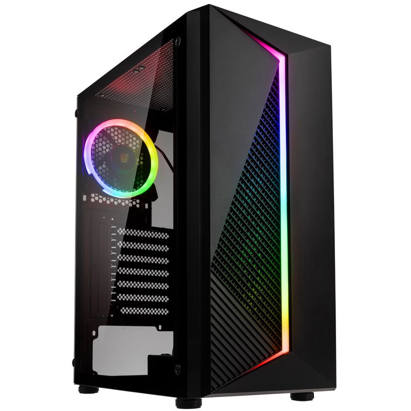 Számítógépház Kolink Inspire X3 ARGB ATX Edzett üveg Fekete