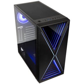 Számítógépház Kolink VOID X ARGB ATX Edzett üveg Fekete