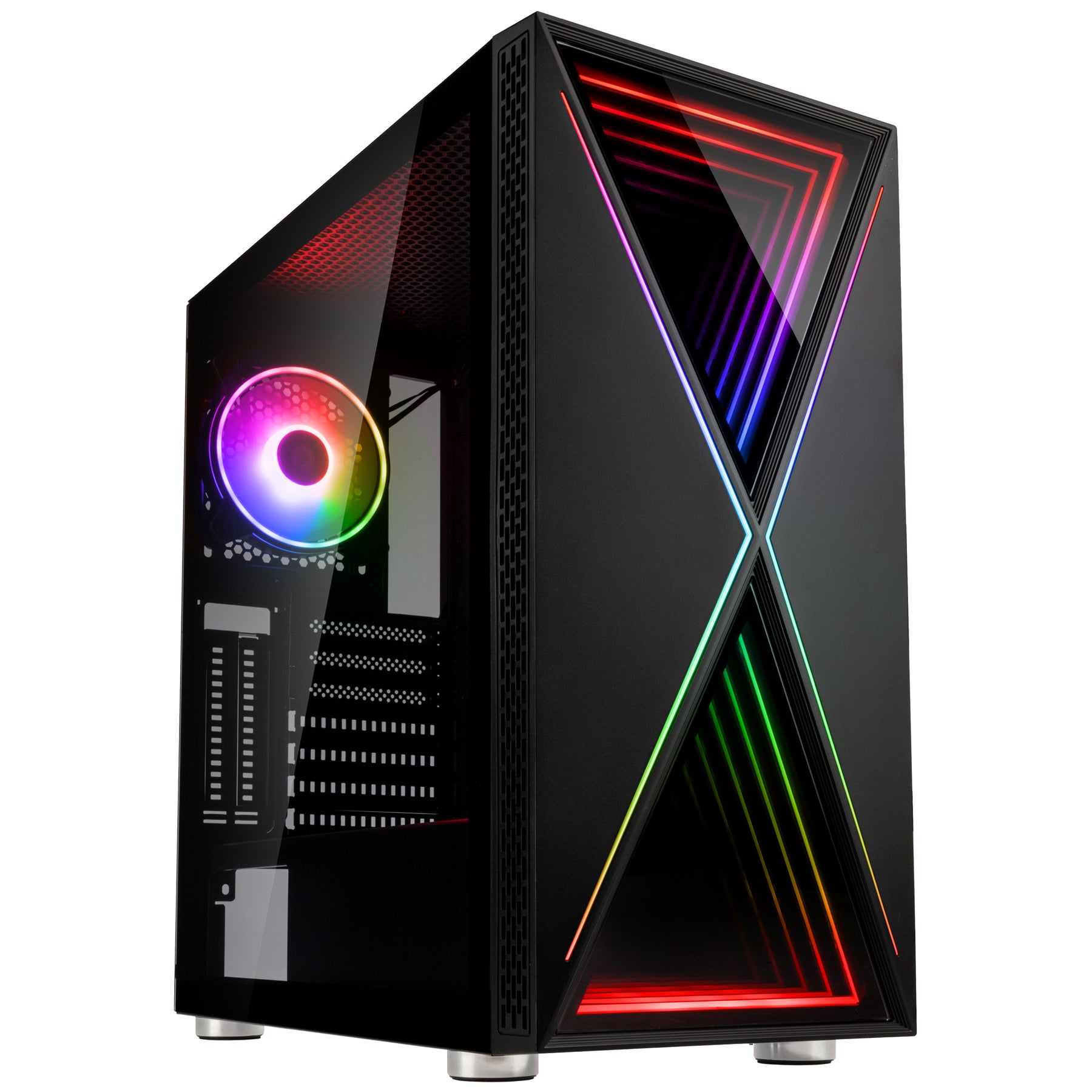 Számítógépház Kolink VOID X ARGB ATX Edzett üveg Fekete