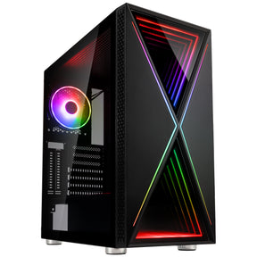 Számítógépház Kolink VOID X ARGB ATX Edzett üveg Fekete