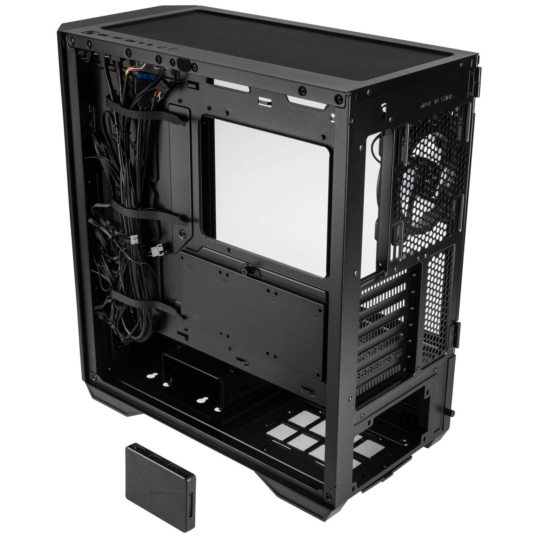 Számítógépház Kolink Observatory Y Mesh ARGB ATX Edzett üveg Fekete