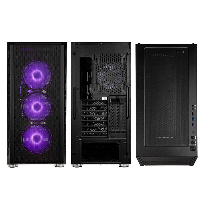 Számítógépház Kolink Citadel Mesh ARGB ATX Edzett üveg Fekete