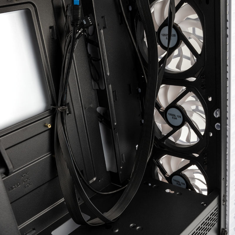 Számítógépház Kolink Observatory Lite ARGB ATX Edzett üveg Fehér