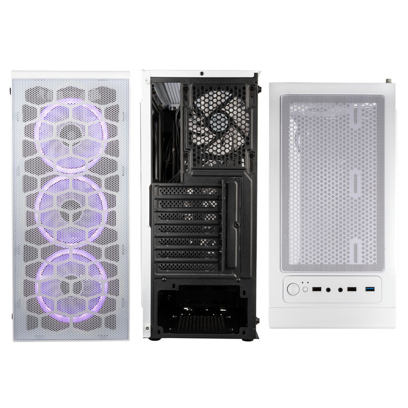 Számítógépház Kolink Observatory Lite Mesh ARGB ATX Edzett üveg Fehér