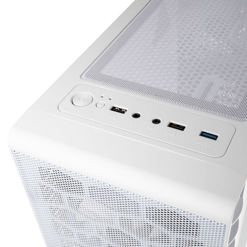 Számítógépház Kolink Observatory Lite Mesh ARGB ATX Edzett üveg Fehér