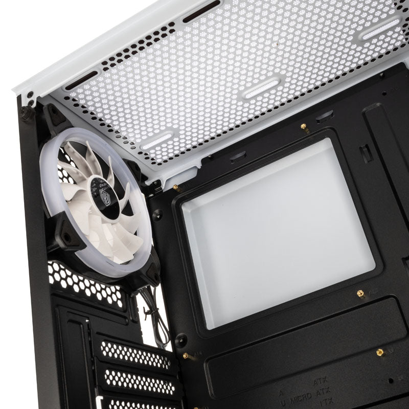 Számítógépház Kolink Observatory Lite Mesh ARGB ATX Edzett üveg Fehér