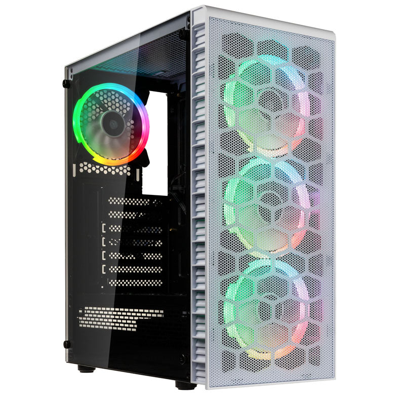 Számítógépház Kolink Observatory Lite Mesh ARGB ATX Edzett üveg Fehér