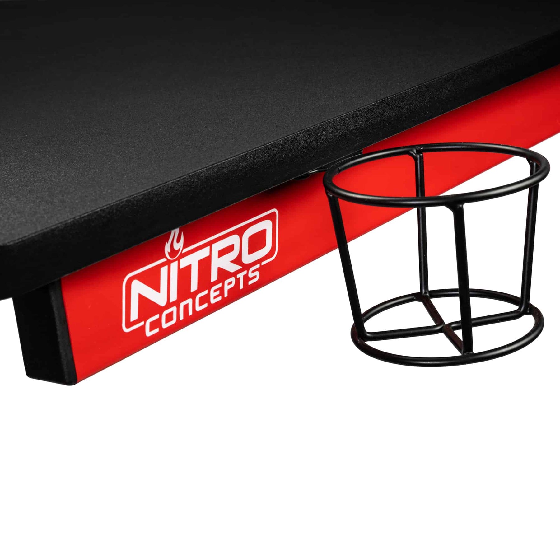 Gamer asztal Nitro Concepts D12 1160 x 750 mm Fekete/Piros