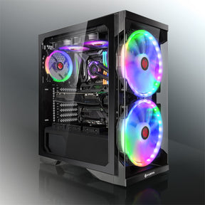 Számítógépház RAIJINTEK SILENOS Pro ARGB ATX Edzett üveg Fekete