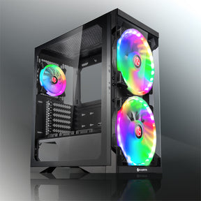 Számítógépház RAIJINTEK SILENOS Pro ARGB ATX Edzett üveg Fekete