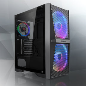 Számítógépház RAIJINTEK SILENOS MS Pro ATX Edzett üveg Fekete