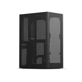 Számítógépház Ssupd Meshlicious Full Mesh ITX Fekete PCI-E 4.0 Edition