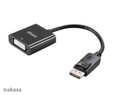 Kábel DisplayPort Átalakító Akasa DisplayPort - DVI 1080p Fekete Passzív