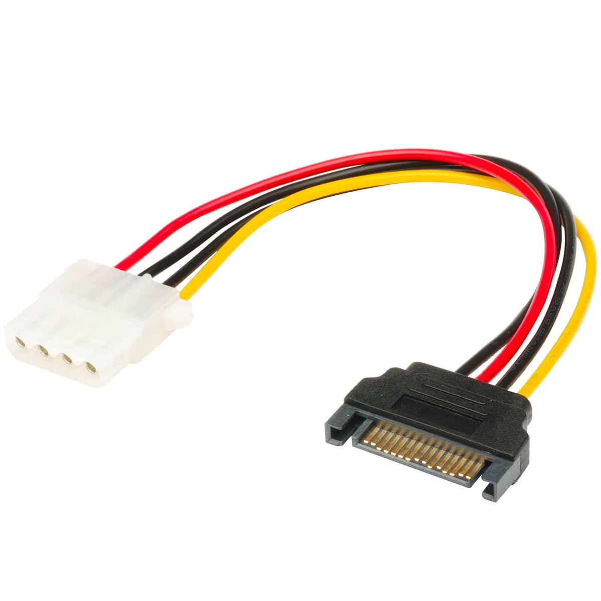 Kábel Táp Átalakító Akasa SATA (Male) - Molex 4 pin (Female)