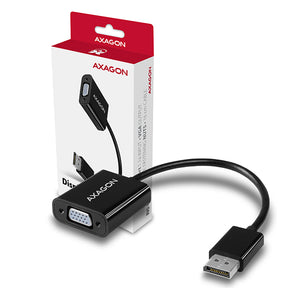 Kábel DisplayPort Átalakító Axagon DisplayPort - D-Sub (VGA) WUXGA Fekete