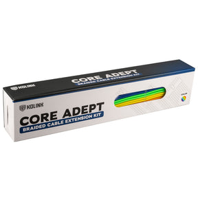 Kábel Modding Kolink Core Adept hosszabbító szett Rainbow