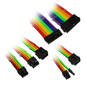 Kábel Modding Kolink Core Adept hosszabbító szett Rainbow