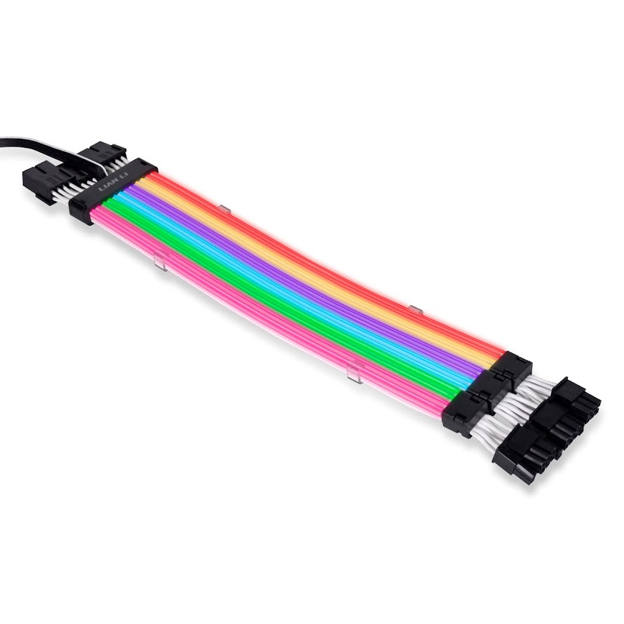 Kábel Lian Li Strimer Plus V2 Triple 8-Pin RGB VGA Tápkábel 30cm D-RGB