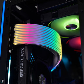Kábel Lian Li Strimer Plus V2 Triple 8-Pin RGB VGA Tápkábel 30cm D-RGB