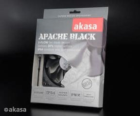 Ventilátor Akasa Apache PWM 12cm Fekete