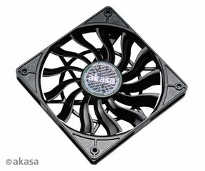 Ventilátor Akasa Slimline PWM 8cm Fekete