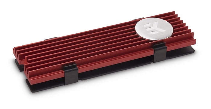 SSD hűtő EK Water Blocks EK-M.2 NVMe hűtőborda Piros
