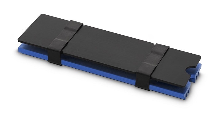 SSD hűtő EK Water Blocks EK-M.2 NVMe hűtőborda Kék