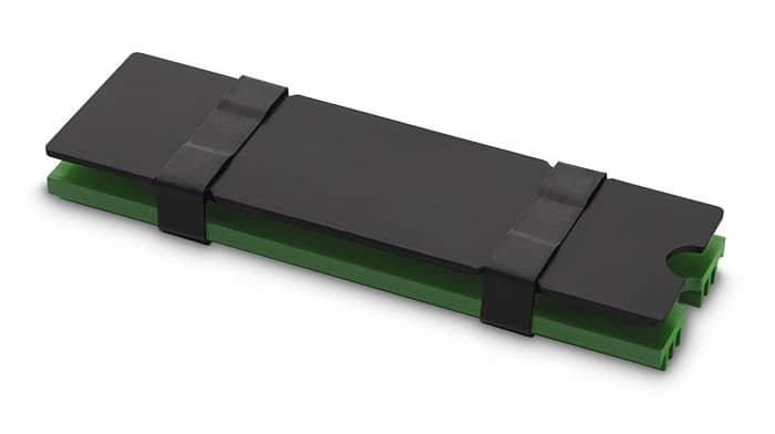 SSD hűtő EK Water Blocks EK-M.2 NVMe hűtőborda Zöld