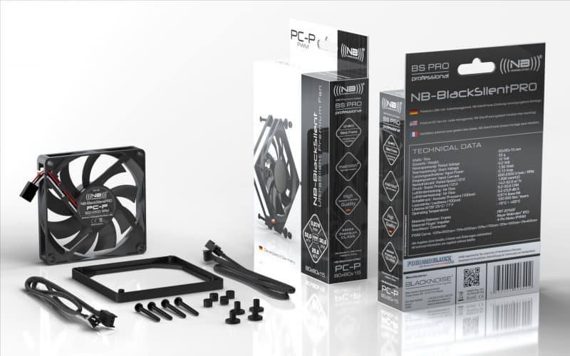 Ventilátor Noiseblocker BlackSilent PRO PC-P 8cm