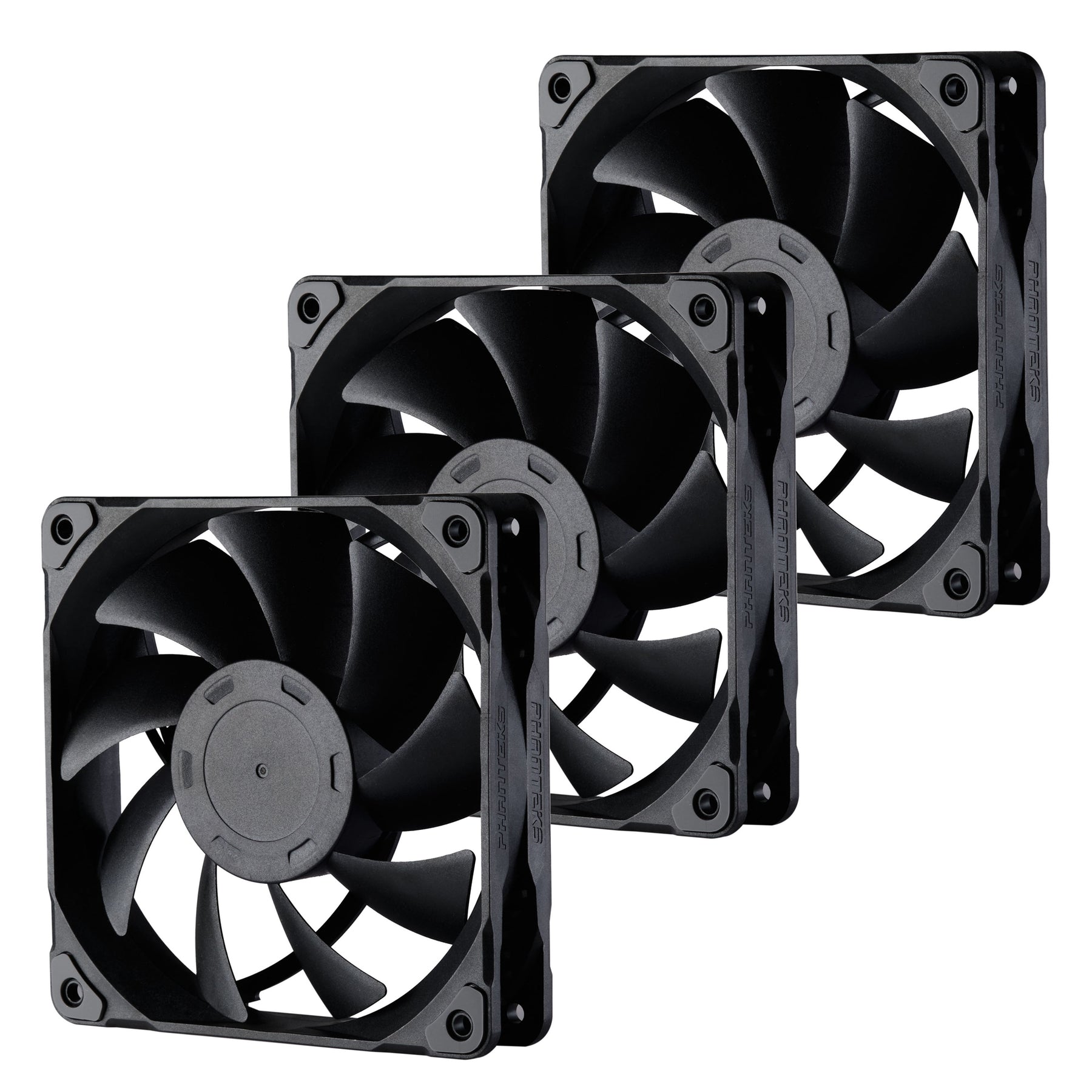 Ventilátor PHANTEKS M25 PWM 12cm Fekete 3db-os