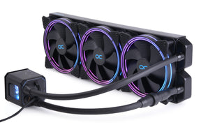 Processzor hűtő AIO Alphacool Eisbaer Aurora 420 ARGB 42cm Fekete