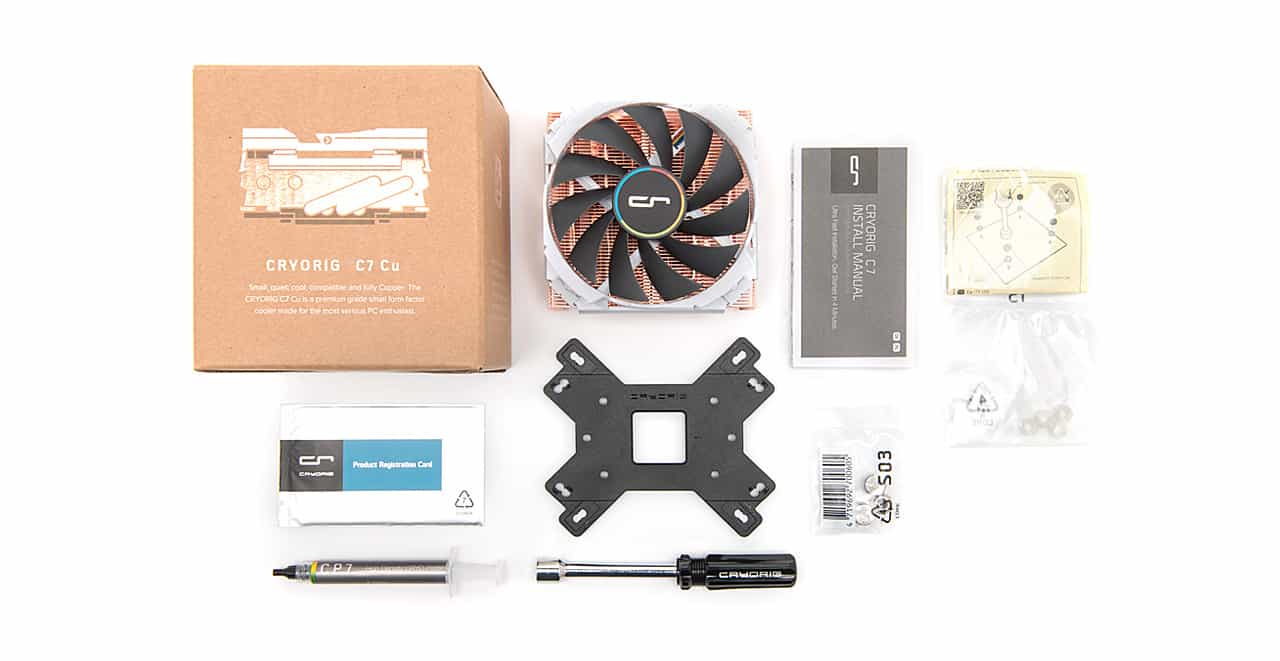 Processzor hűtő Cryorig C7 CU 9cm Univerzális