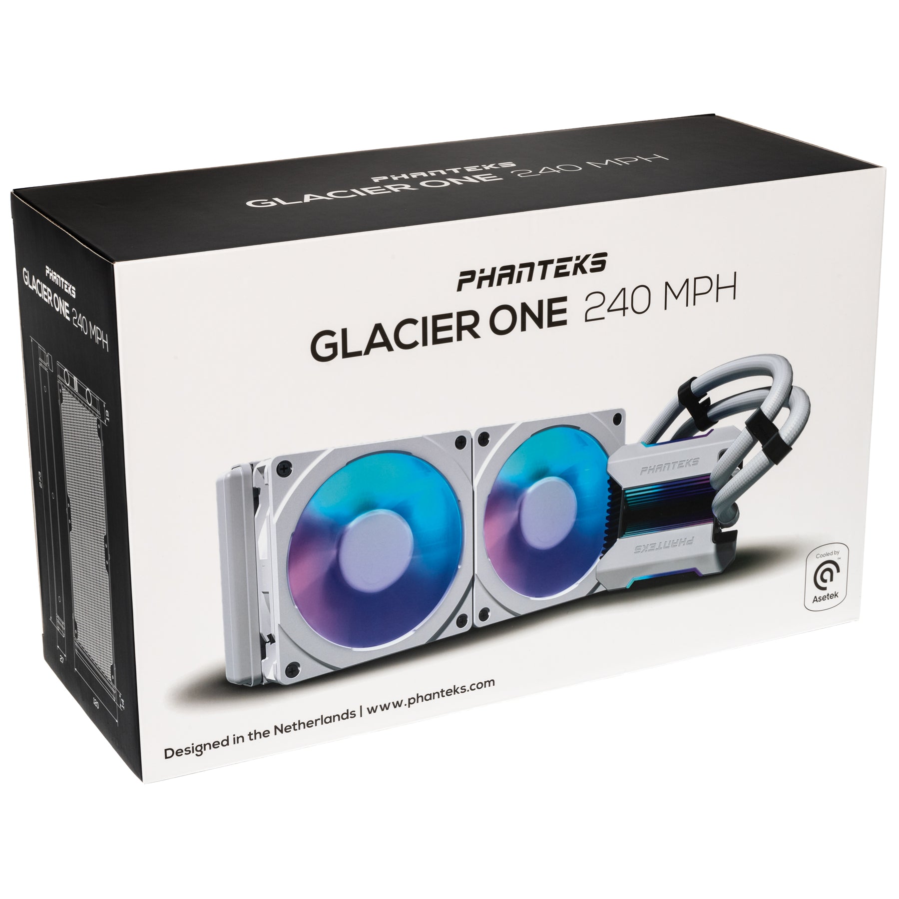 Processzor hűtő AIO Phanteks Glacier One 240MPH D-RGB 24cm Fehér